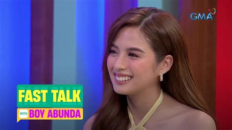 Fast Talk with Boy Abunda: Ysabel Ortega, aware sa mga naging .